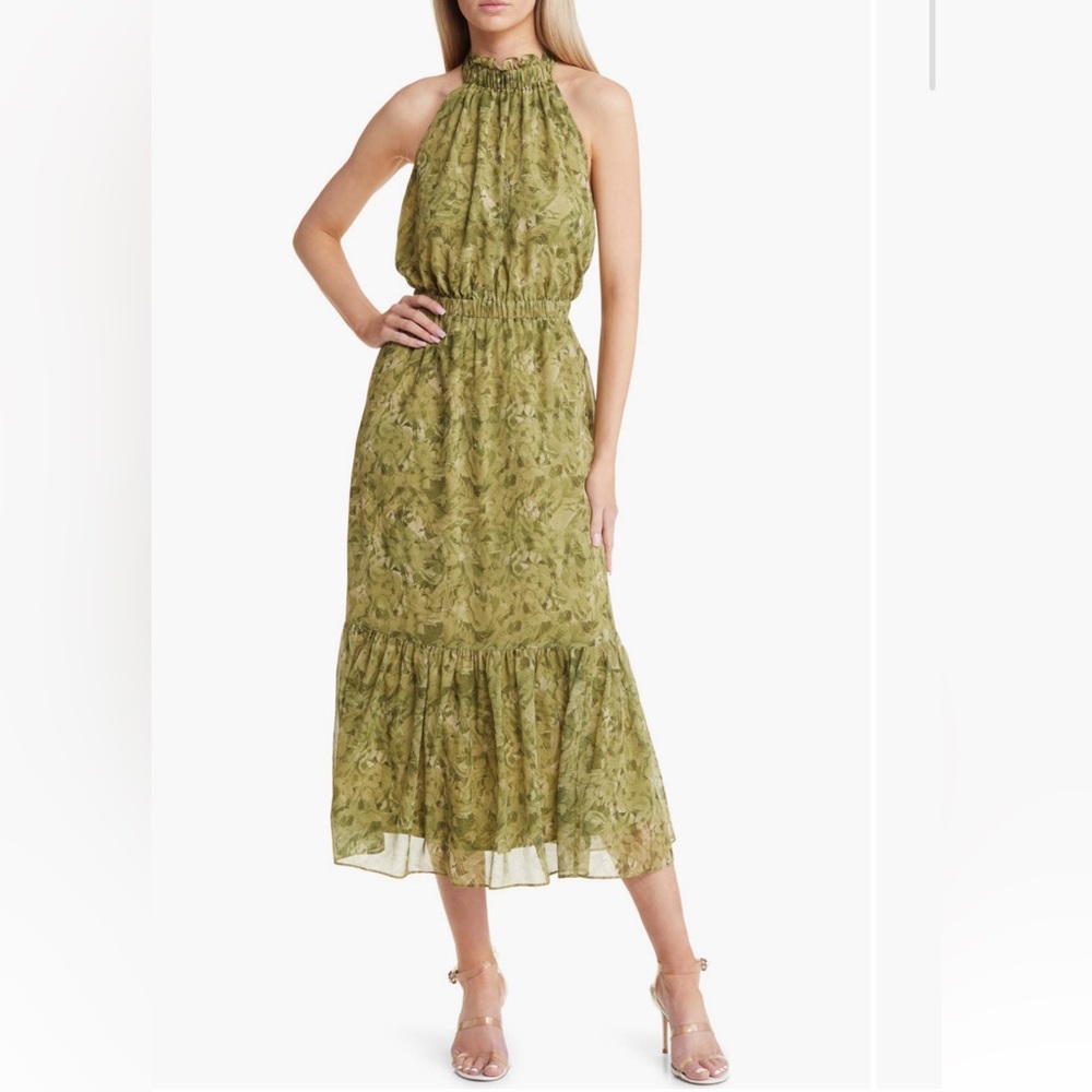Chelsea28 floral halter neck maxi dress